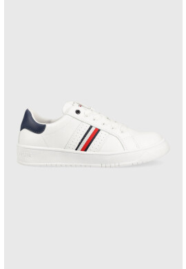 Tommy Hilfiger Детски маратонки в бяло - Pepit.bg