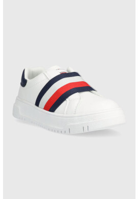 Tommy Hilfiger Детски маратонки в бяло - Pepit.bg