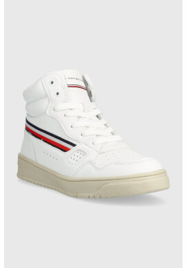Tommy Hilfiger Детски маратонки в бяло - Pepit.bg