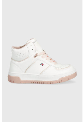Tommy Hilfiger Детски маратонки в бяло - Pepit.bg