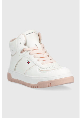 Tommy Hilfiger Детски маратонки в бяло - Pepit.bg