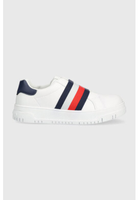 Tommy Hilfiger Детски маратонки в бяло - Pepit.bg