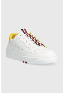 Tommy Hilfiger Детски маратонки в бяло - Pepit.bg