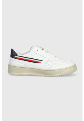 Tommy Hilfiger Детски маратонки в бяло - Pepit.bg