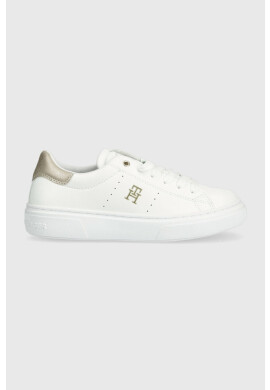 Tommy Hilfiger Детски маратонки в бяло - Pepit.bg
