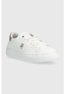 Tommy Hilfiger Детски маратонки в бяло - Pepit.bg