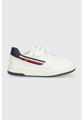 Tommy Hilfiger Детски маратонки в бяло - Pepit.bg