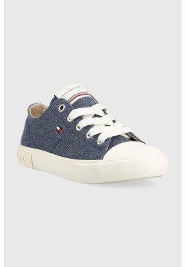 Tommy Hilfiger Детски ниски кецове в бежово - Pepit.bg