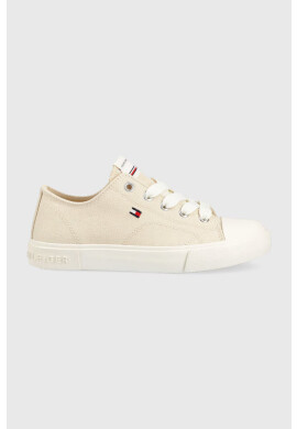 Tommy Hilfiger Детски ниски кецове в бяло - Pepit.bg