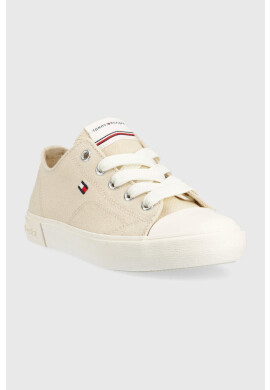 Tommy Hilfiger Детски ниски кецове в бяло - Pepit.bg
