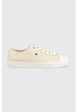Tommy Hilfiger Детски ниски кецове в бежово - Pepit.bg