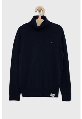 Tommy Hilfiger Детски памучен пуловер - Pepit.bg