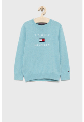 Tommy Hilfiger Детски памучен пуловер - Pepit.bg
