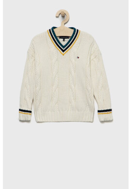 Tommy Hilfiger Детски памучен пуловер - Pepit.bg