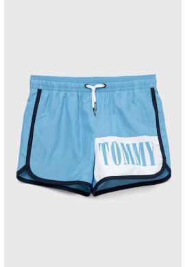 Tommy Hilfiger Детски плувни шорти в синьо с принт - Pepit.bg