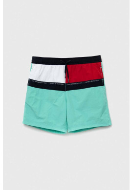 Tommy Hilfiger Детски плувни шорти в тюркоазено - Pepit.bg
