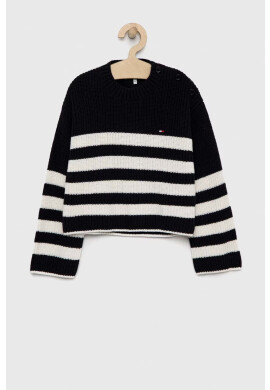Tommy Hilfiger Детски пуловер в черно - Pepit.bg