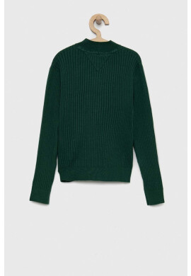 Tommy Hilfiger Детски пуловер в зелено от лека материя - Pepit.bg