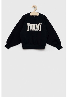 Tommy Hilfiger Детски суичър в тъмносиньо с апликация - Pepit.bg