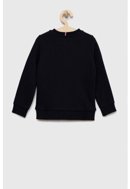 Tommy Hilfiger Детски суичър в тъмносиньо с принт - Pepit.bg
