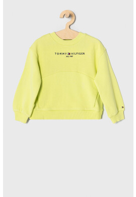 Tommy Hilfiger Детски суичър в зелено с апликация - Pepit.bg