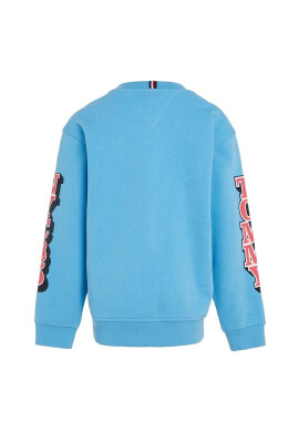 Tommy Hilfiger Детски суичър в синьо с принт - Pepit.bg
