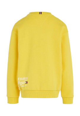 Tommy Hilfiger Детски суичър в жълто с принт - Pepit.bg