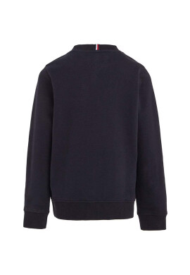 Tommy Hilfiger Детски суичър в тъмносиньо с принт - Pepit.bg