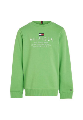 Tommy Hilfiger Детски суичър в сиво с принт - Pepit.bg
