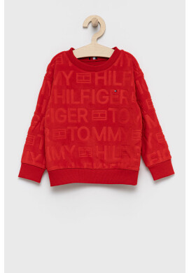 Tommy Hilfiger Детски суичър в тъмносиньо с апликация - Pepit.bg