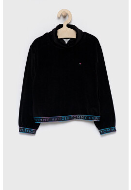 Tommy Hilfiger Детски суичър в тъмносиньо с апликация - Pepit.bg