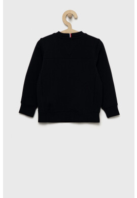 Tommy Hilfiger Детски суичър в тъмносиньо с апликация - Pepit.bg