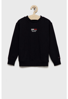 Tommy Hilfiger Детски суичър в тъмносиньо с апликация - Pepit.bg