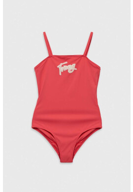 Tommy Hilfiger Детски цял бански в розово - Pepit.bg