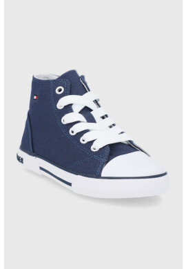 Tommy Hilfiger Детски високи кецове в тъмносиньо - Pepit.bg