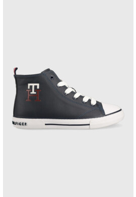 Tommy Hilfiger Детски високи кецове в тъмносиньо - Pepit.bg