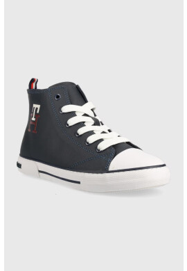 Tommy Hilfiger Детски високи кецове в тъмносиньо - Pepit.bg