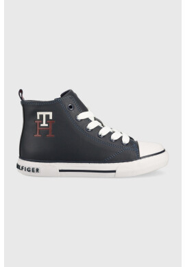 Tommy Hilfiger Детски високи кецове в тъмносиньо - Pepit.bg