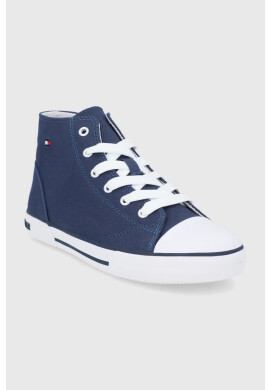 Tommy Hilfiger Детски високи кецове в тъмносиньо - Pepit.bg