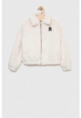 Tommy Hilfiger Детско яке в бяло - Pepit.bg