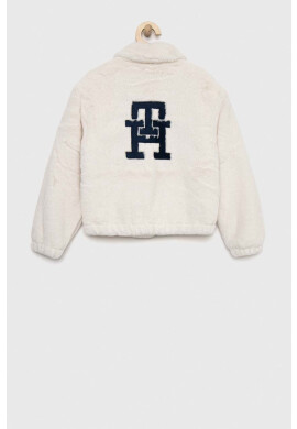 Tommy Hilfiger Детско яке в бяло - Pepit.bg