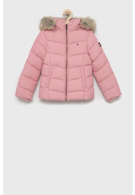 Tommy Hilfiger Детско пухено яке в розово - Pepit.bg