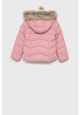 Tommy Hilfiger Детско пухено яке в розово - Pepit.bg