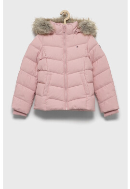 Tommy Hilfiger Детско пухено яке в розово - Pepit.bg