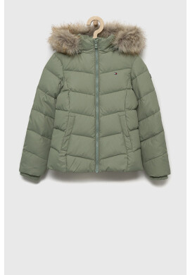Tommy Hilfiger Детско пухено яке в зелено - Pepit.bg