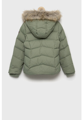 Tommy Hilfiger Детско пухено яке в зелено - Pepit.bg