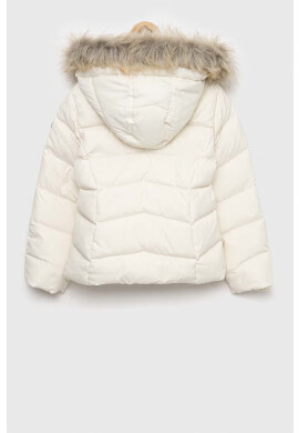 Tommy Hilfiger Детско пухено яке в бяло - Pepit.bg