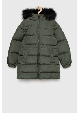 Tommy Hilfiger Детско пухено яке в зелено - Pepit.bg