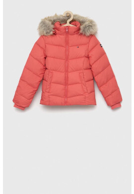 Tommy Hilfiger Детско пухено яке в розово - Pepit.bg