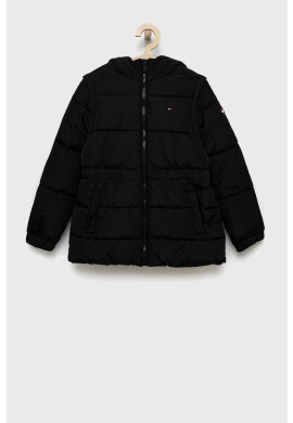 Tommy Hilfiger Детско яке в черно - Pepit.bg